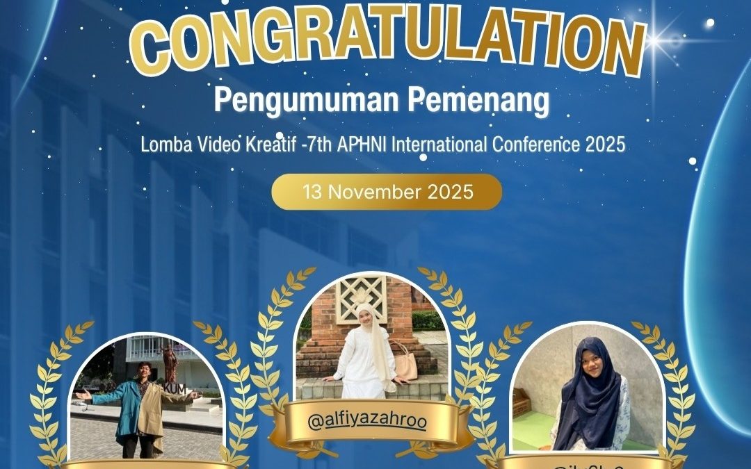 Mahasiswa Alma Ata Raih Juara Lomba Video Kreatif APHNI International Conference 2025