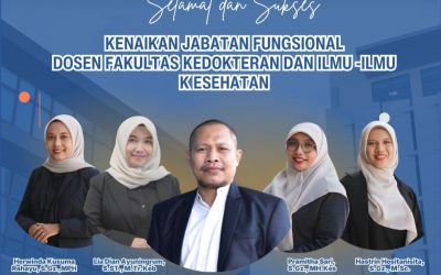 Selamat dan Sukses! Dosen FKIK Alma Ata Raih Kenaikan Jabatan Fungsional